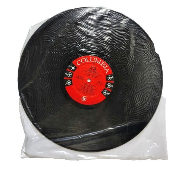 Johnny Mathis Live It Up! Record Album CL 1711 Inner Plastic Sleeve Sealed 1961 - Picture 4 of 4